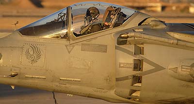 McDonnell-Douglas AV-8B+ (R)-27-MC Harrier 165575 of VMA-513 Flying Nightmares, January 15, 2011
